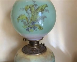 Late 1800's glass hurricaine lamp (Charleston, SC)
