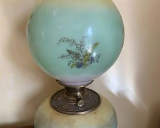 Late 1800's glass hurricaine lamp (Charleston, SC)