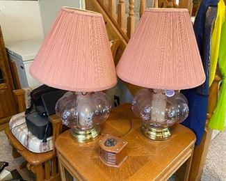 Pair of 1980’s Table Lamps