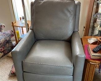 New Leather Power Recliner