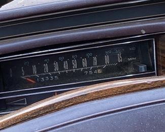 1977 Cadillac mileage (not sure if actual)