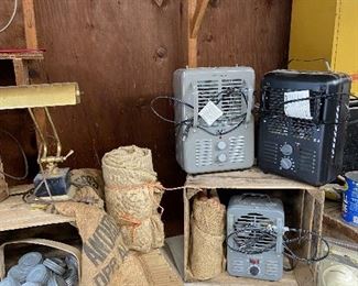 Burlap and Heaters