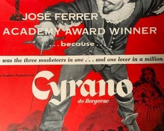 CYRANO DE BERGERAC Movie Poster Lithograph
