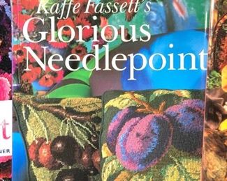 Lot 7 Needlepoint Instruction Books, Kaffe Fassett
