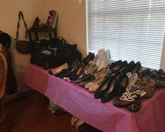 Large selection of shoes size 8 and 8.5 