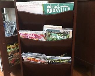 Wood magazine rack for office or book rack for children’s room. 