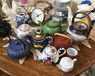 
More than 30 teapots in Maggie’s collection 