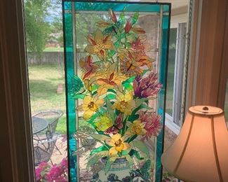Stained glass floral