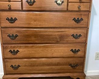 Maple(?) chest of drawers
