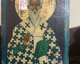Ignatius of Antioch religious icon, dated 1965