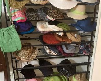 Lots of women's hats
