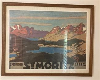 St. Moritz framed print