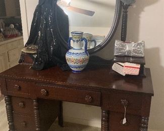 Antique vanity (matches high dresser)