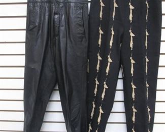 Pants, 1-Pair is Leather, Size 8, 10