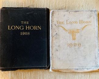 1908 and 1909 Longhorn Annuals