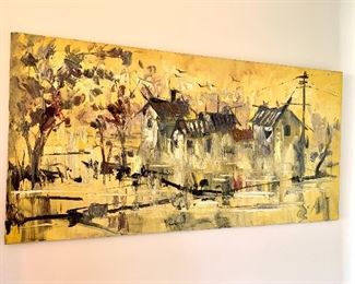 $500 - Oil on canvas by Kee Fung Ng. 48W 24H