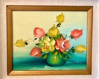 $50 - Original oil on canvas, artist signed. 16W 13H