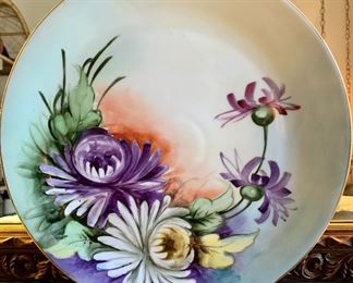 $24 - Hand painted Bavarian china. 12 inches in diameter.