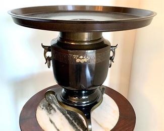 $300 Japanese Usubata Flower Vase. HEAVY! Perfect condition. 