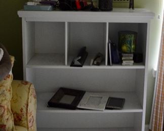 Bookshelf with cubby nooks