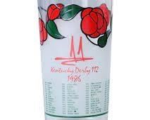 1986 Kentucky Derby Frosted Mint Julep Glasses