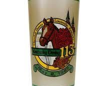 1987 Kentucky Derby Frosted Mint Julep Glasses