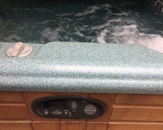 Relaxing, bubbling jacuzzi. Bring your truck and help to move this great find. 