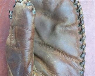 Antique baseball glove.