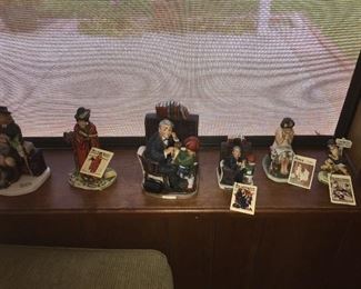 Norman Rockwell figurines.