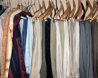 Sweaters and slacks