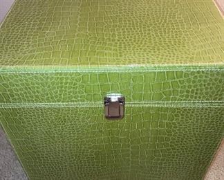Embossed storage box