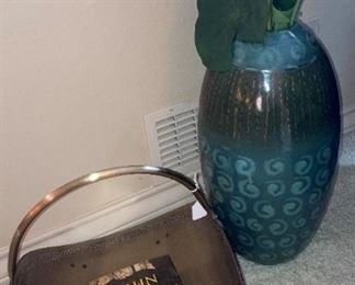 Brass magazine/log holder