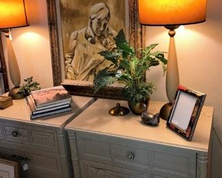 Matching chests and lamps