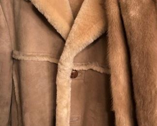 Suede lady's coat