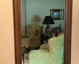 One of several mirrors