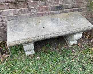 Concrete bench