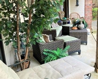 This large covered patio has great selections.