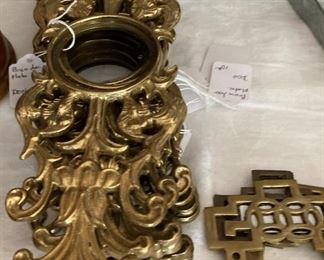 Door knob under plates