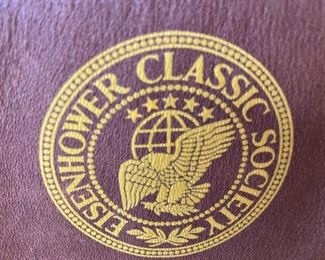 "Eisenhower Classic Society" is embossed on the seat.