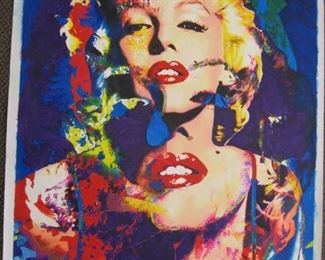 Double Marilyn original by James Francis Gill