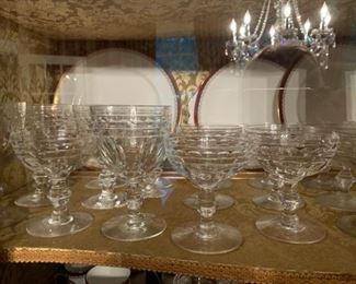 Large selection of beautiful antique crystal