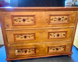 145gFrench Country Pine Dresser
