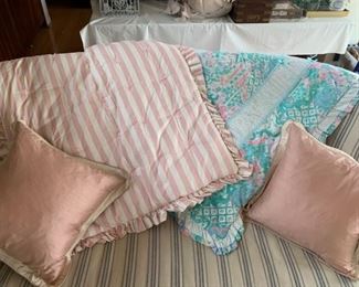 186l Custom Crib Linens  Pillows