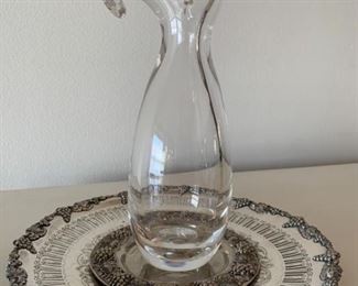 009m Steuben Signed Art Glass Vase