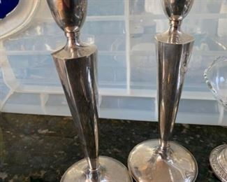 201k Hamilton Sterling Candle Holders  Others