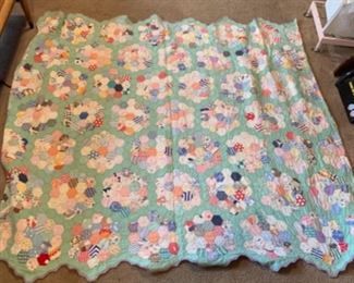 Gorgeous child's bed patch quilt
