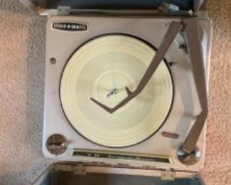 Vintage Voice of Music stereo-o-matic portable record player