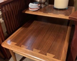Mid Century Lane furniture two tier side table