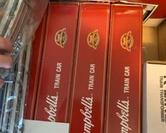 Campbell's train car, new in box