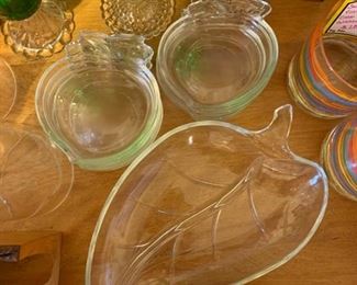 Vintage strawberry shaped dishes, SO adorable